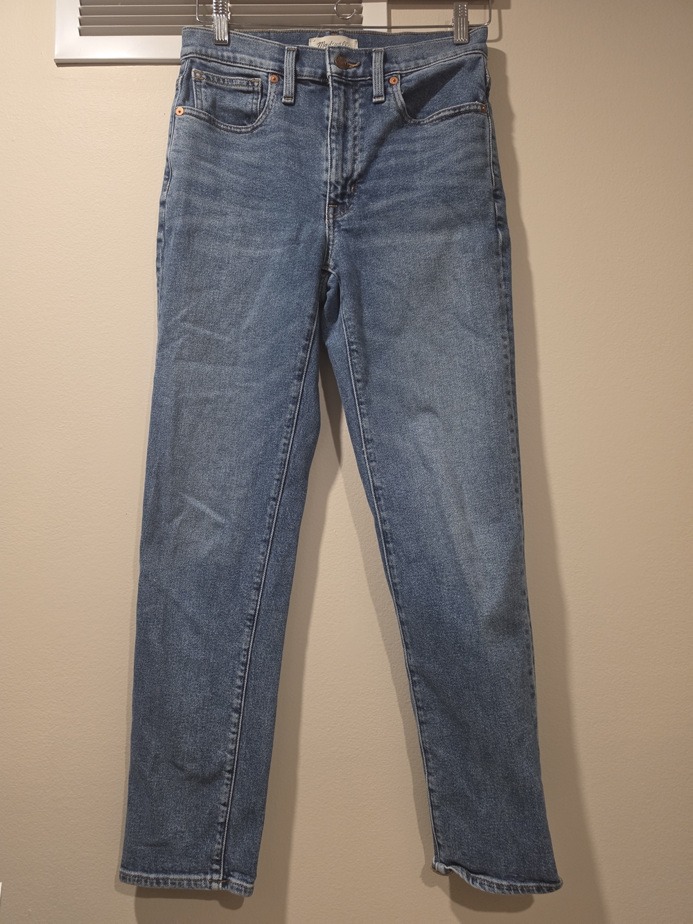 Madewell Roadtripper Slim Boyjeans in Aylesbury Wash Size 25 High Rise MD870